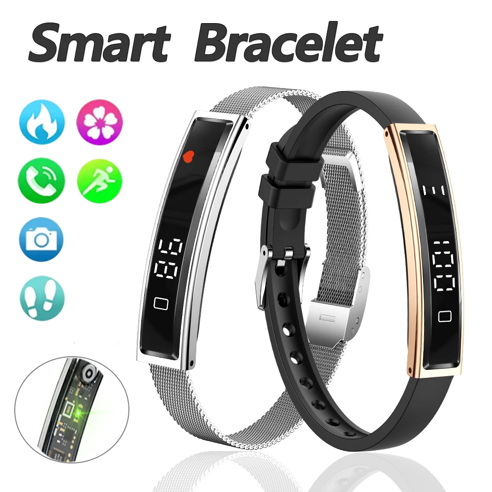 New Smart Bracelet Men Women Fitness Sports Band Stress Test HRV Health Monitor Waterproof Pedometer Smart Watch for Android iOS
New Smart Bracelet Men Women Fitness Sports Band Stress Test HRV Health Monitor Waterproof Pedometer Smart Watch for Android iOS