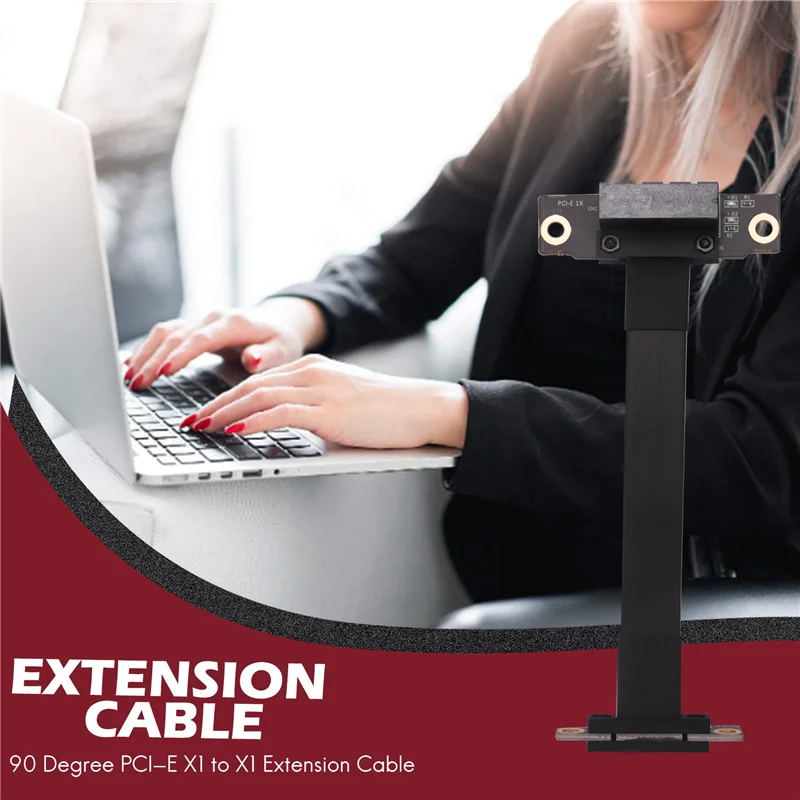 ABSE-PCIE X1 Riser Cable Dual 90 Degree Right Angle Pcie 3.0 X1 To X1 Extension Cable 8Gbps PCI Express 1X Riser Card
ABSE-PCIE X1 Riser Cable Dual 90 Degree Right Angle Pcie 3.0 X1 To X1 Extension Cable 8Gbps PCI Express 1X Riser Card