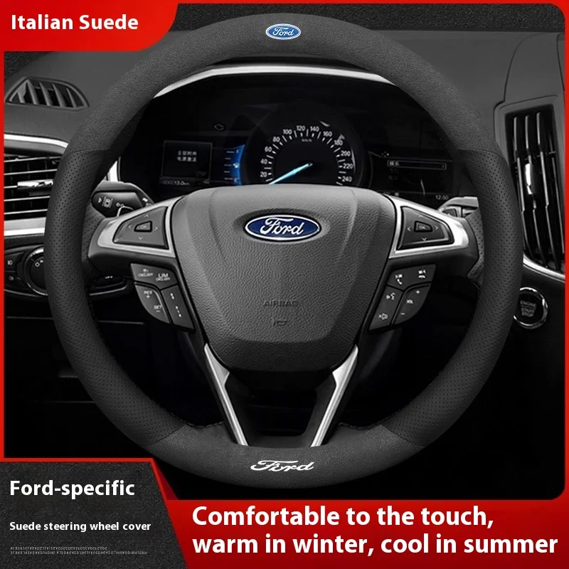 Car Anti-Slip Ventilate Suede Steering Wheel Cover Ford Mondeo Focus Fiesta Puma Edge Explorer Ecosport Ranger F150 Kuga Fusion
Car Anti-Slip Ventilate Suede Steering Wheel Cover Ford Mondeo Focus Fiesta Puma Edge Explorer Ecosport Ranger F150 Kuga Fusion