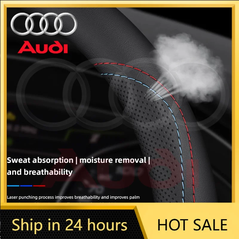2025 Hot 38cm Anti Slip Leather Steering Wheel Cover Car Driving Handle Covers For Audi Sline A3 A4 A6 A5 Q5 A1 Q7 Q3 Q2 Q8 A7 A
2025 Hot 38cm Anti Slip Leather Steering Wheel Cover Car Driving Handle Covers For Audi Sline A3 A4 A6 A5 Q5 A1 Q7 Q3 Q2 Q8 A7 A