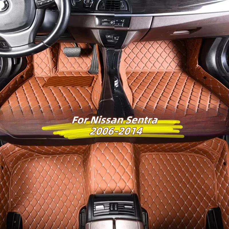 Custom Car Floor Mats Non-slip Artificial Leather For Nissan Sentra 2006-2012 Auto Carpets Foot Coche Interior Accessories
Custom Car Floor Mats Non-slip Artificial Leather For Nissan Sentra 2006-2012 Auto Carpets Foot Coche Interior Accessories
