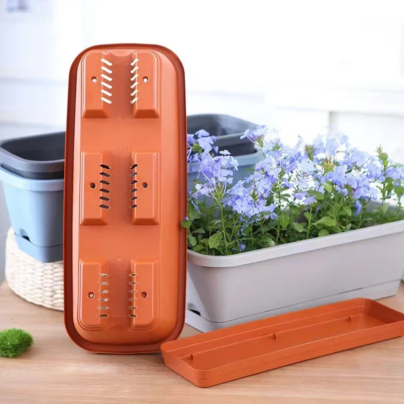 2Pcs Rectangular Plant Pot Eco-Friendly Plastic Flower Pot Home Garden Balcony Vegetable Planting Gardening Supplies
2Pcs Rectangular Plant Pot Eco-Friendly Plastic Flower Pot Home Garden Balcony Vegetable Planting Gardening Supplies