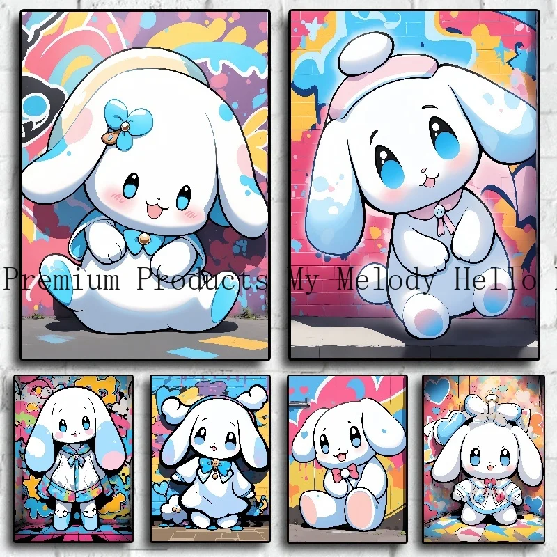 Sanrio Canvas Art Walls Painting My Melody Anime Cinnamoroll Modular Prints Children\'s Bedroom Decor Poster Home Picture Gift
Sanrio Canvas Art Walls Painting My Melody Anime Cinnamoroll Modular Prints Children\'s Bedroom Decor Poster Home Picture Gift