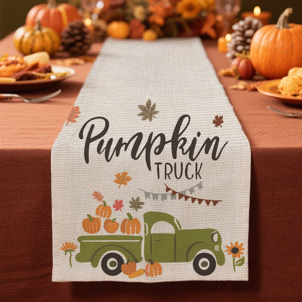 Pumpkin pattern Table Runner for table decoration & accessories Thanksgiving Day tablecloth autumn decor
Pumpkin pattern Table Runner for table decoration & accessories Thanksgiving Day tablecloth autumn decor