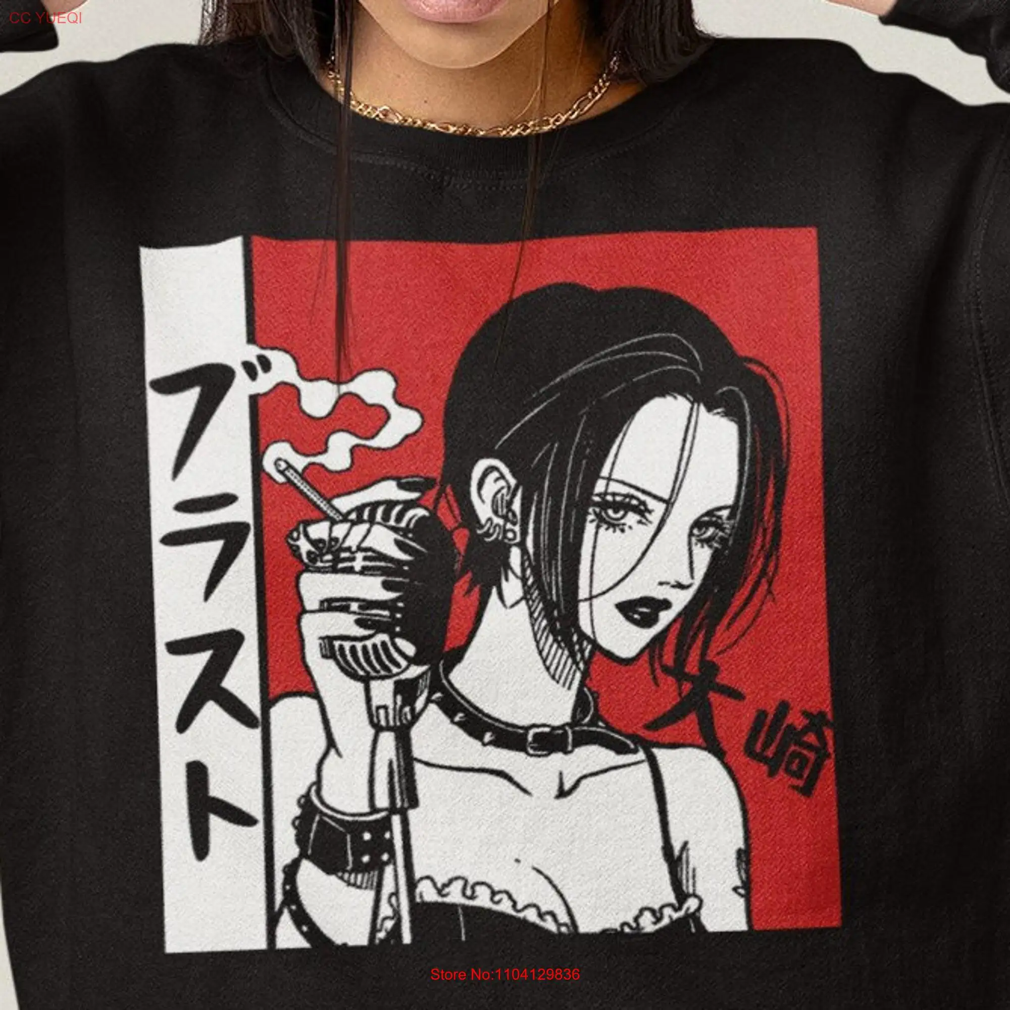Nana Anime Sweater Manga Lover T Shirt Otaku Ropa Music Band Clothing Merch Trapnest SweaT long or short sleeves
Nana Anime Sweater Manga Lover T Shirt Otaku Ropa Music Band Clothing Merch Trapnest SweaT long or short sleeves