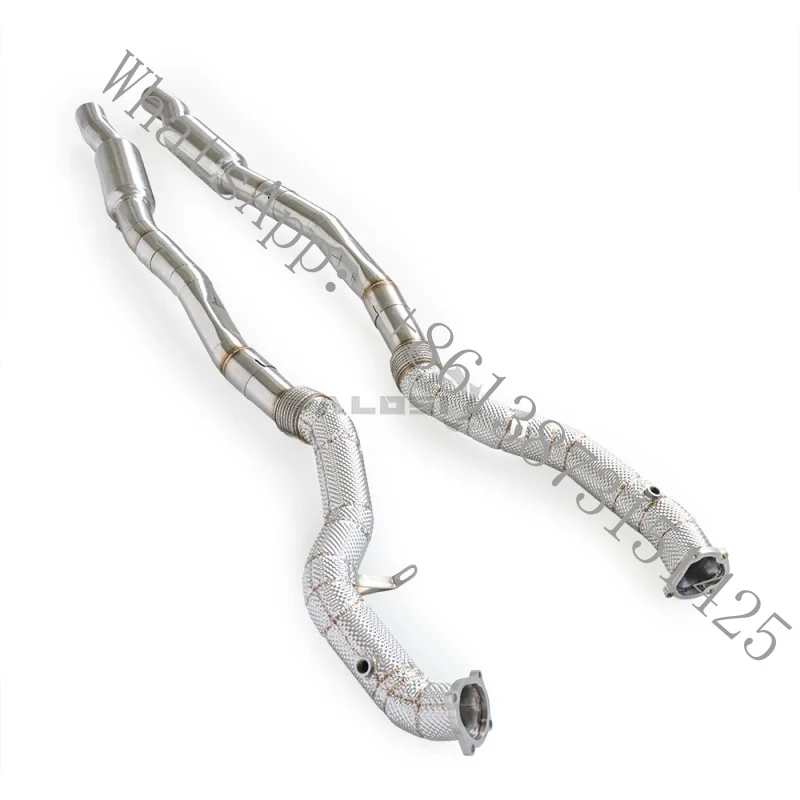 Suitable Para GT Downpipe 5.0T 2013-2018 1.5 mm Stainless steel construction with exhaust Stable quality
Suitable Para GT Downpipe 5.0T 2013-2018 1.5 mm Stainless steel construction with exhaust Stable quality