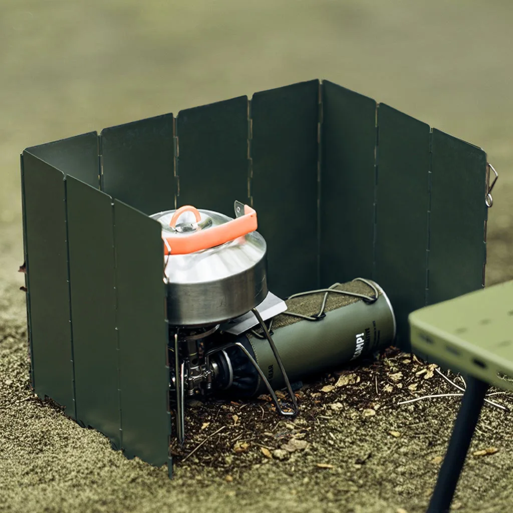 Portable Camping Stove Windscreen - Lightweight Windshield for Camping Stoves, Foldable Outdoor Fire Guard with Carry Backpack
Portable Camping Stove Windscreen - Lightweight Windshield for Camping Stoves, Foldable Outdoor Fire Guard with Carry Backpack