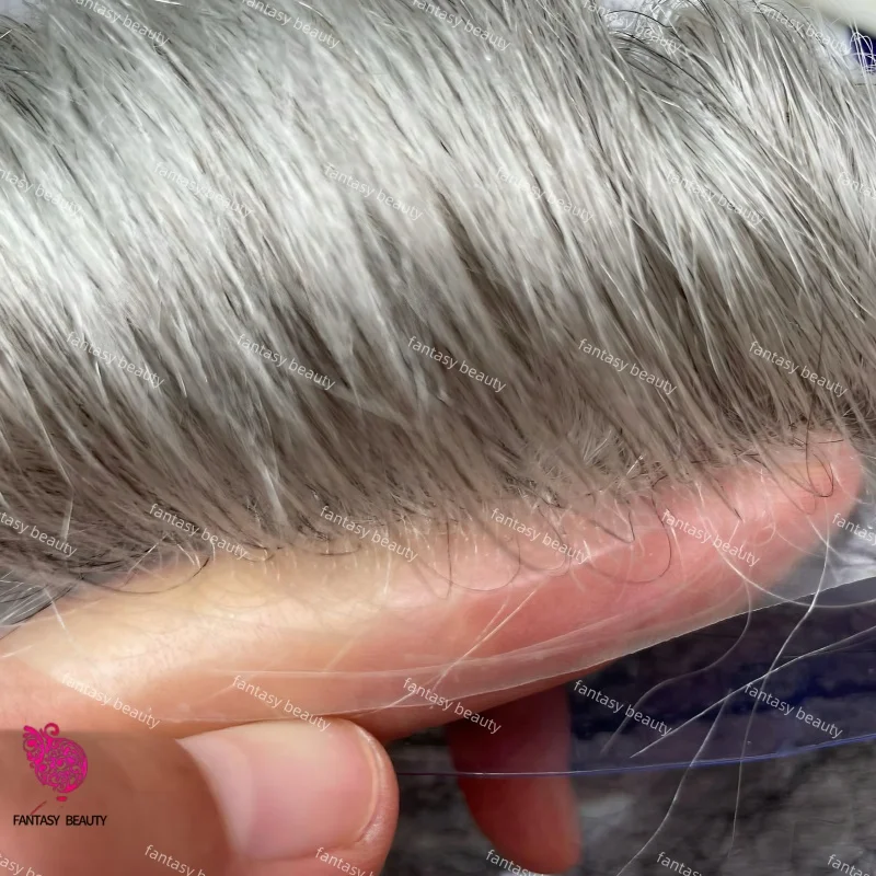 Мужской парик (тупе) из ПУ, плотность 90%, с технологией V-loop, сверхпрочный, 0.02 мм, цвет 1b80 # Система замещения волос для мужчин 1b65, серый, из натуральных человеческих волос
Мужской парик (тупе) из ПУ, плотность 90%, с технологией V-loop, сверхпрочный, 0.02 мм, цвет 1b80 # Система замещения волос для мужчин 1b65, серый, из натуральных человеческих волос