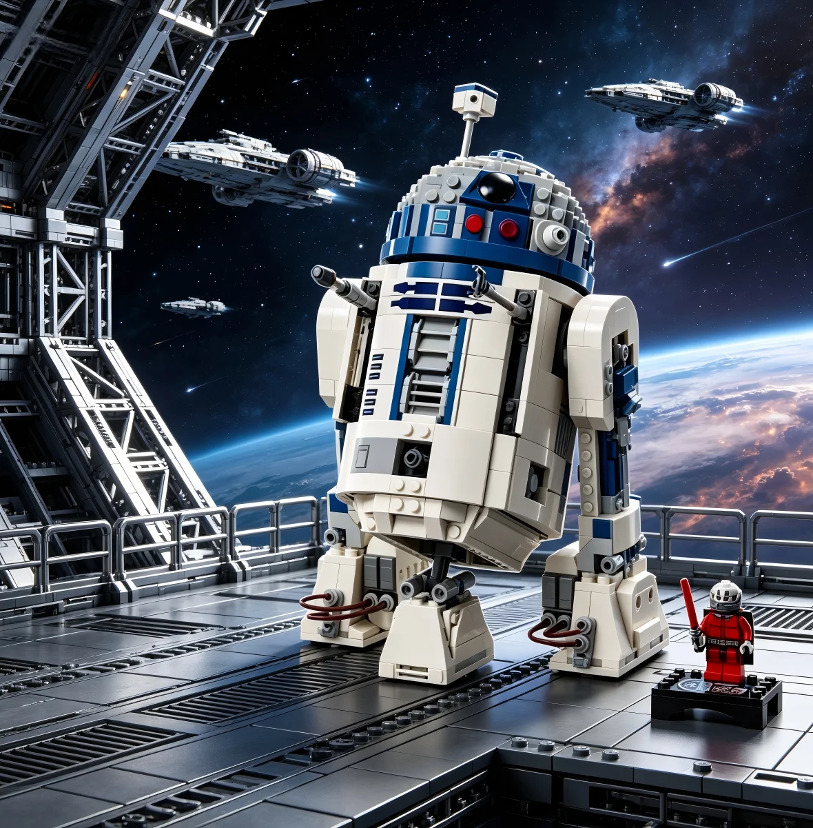 Disney 75379 1050PCS Future Galaxy Mecha Building Bricks Set High Detail Collection Toys Christmas Gifts Office Showcase Decor
Disney 75379 1050PCS Future Galaxy Mecha Building Bricks Set High Detail Collection Toys Christmas Gifts Office Showcase Decor
