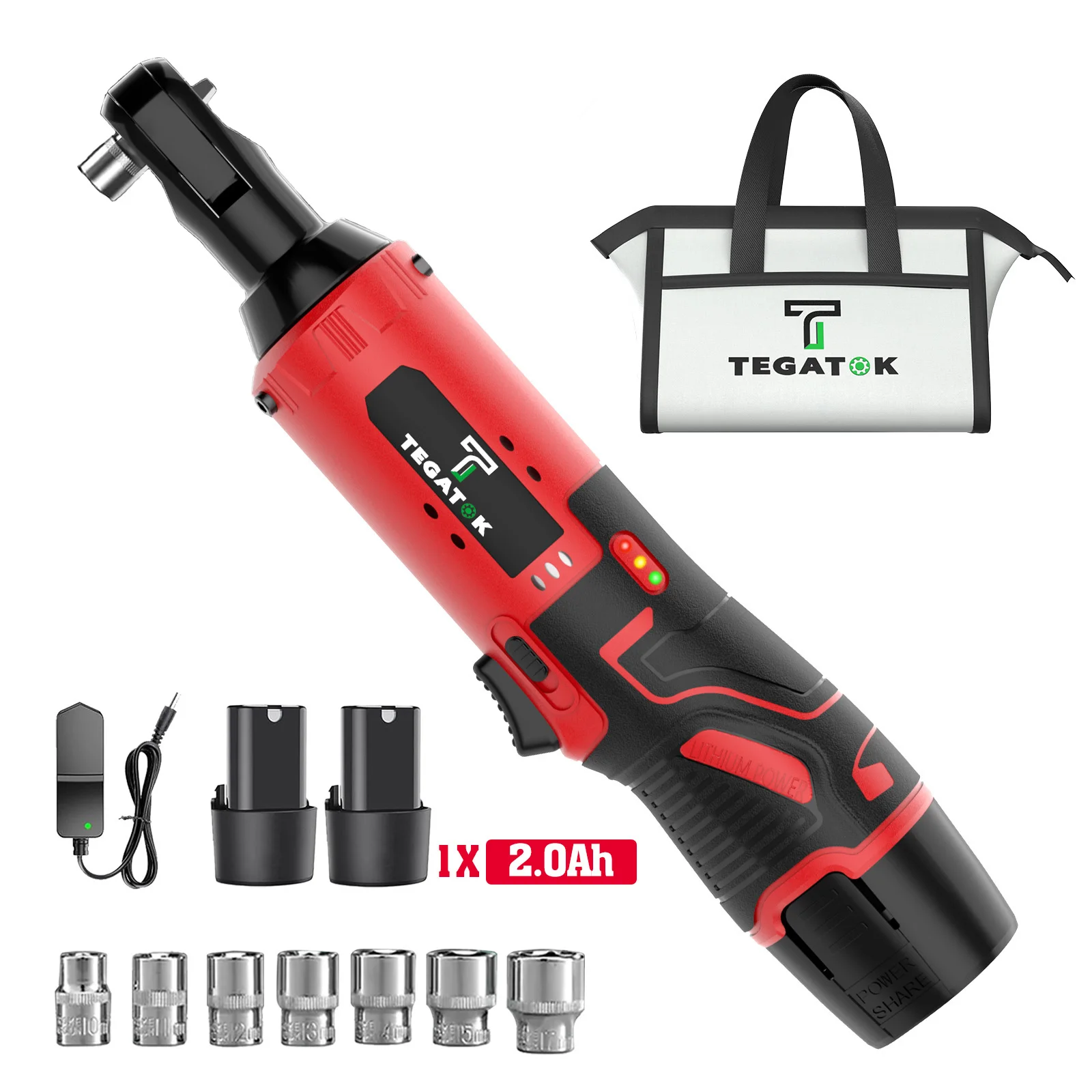 Беспроводной электрический ключ 45 Нм, 3/8 дюйма, трещотка, 300 об/мин, для ремонта автомобилей, домашнего использования - мощный электрический гаечный ключ
Беспроводной электрический ключ 45 Нм, 3/8 дюйма, трещотка, 300 об/мин, для ремонта автомобилей, домашнего использования - мощный электрический гаечный ключ