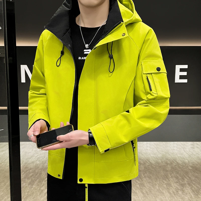 Gorasion Spring Autumn Brand New Men's Fashion Casual Jackets Hooded Solid Zipper Jackets Male Outdoor Sport Windbreaker
Gorasion Spring Autumn Brand New Men's Fashion Casual Jackets Hooded Solid Zipper Jackets Male Outdoor Sport Windbreaker
