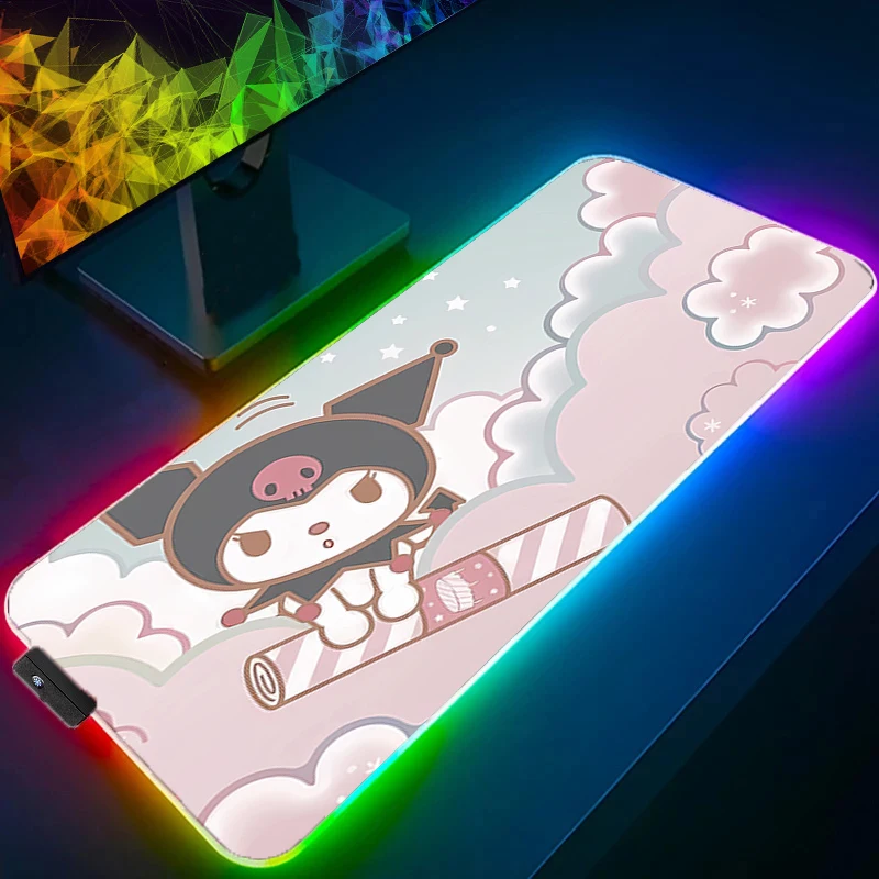 RGB Mouse Pad K-kuromi Anime Carpe Large PC Gamer Computer 900x400 LED Mausepad Keyboard Gaming Accessories Backlight Desk Mat
RGB Mouse Pad K-kuromi Anime Carpe Large PC Gamer Computer 900x400 LED Mausepad Keyboard Gaming Accessories Backlight Desk Mat