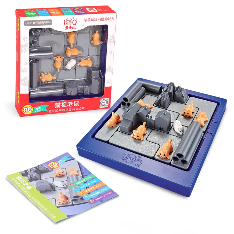 Cat Catching Mouse Board Game, Desktop Educational Toys, Training Focus on Problem-solving Parent-child Interaction Kid's Gift
Cat Catching Mouse Board Game, Desktop Educational Toys, Training Focus on Problem-solving Parent-child Interaction Kid's Gift