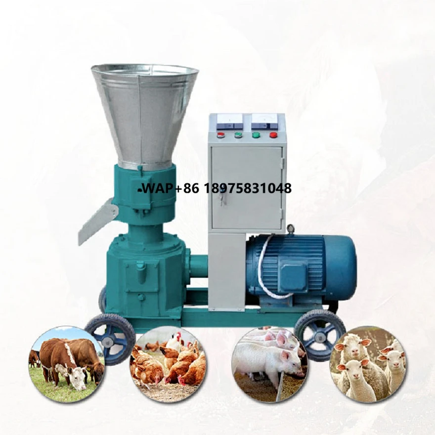 Pig Cattle Chicken Fish Poultry Livestock Feed Processing Granulator Machines Pellet Making Farm Machine 80kg/h
Pig Cattle Chicken Fish Poultry Livestock Feed Processing Granulator Machines Pellet Making Farm Machine 80kg/h