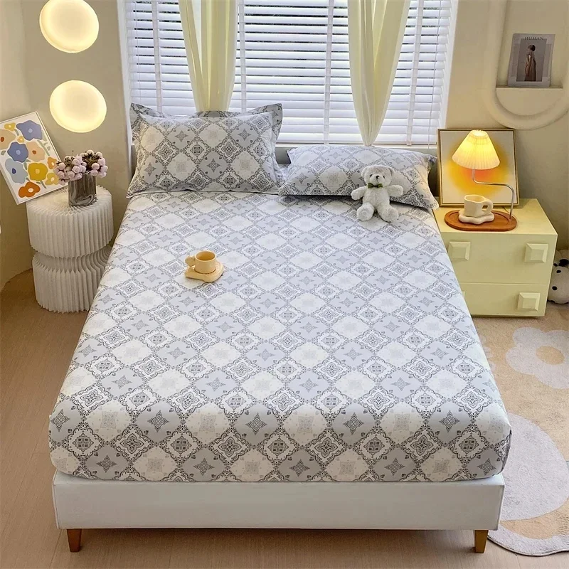 100% Cotton Fitted Sheet Soft Bed Cover Home Elastic Bedsheets Adults Kids Bed Linen sabanas para cama (No Pillowcase)
100% Cotton Fitted Sheet Soft Bed Cover Home Elastic Bedsheets Adults Kids Bed Linen sabanas para cama (No Pillowcase)