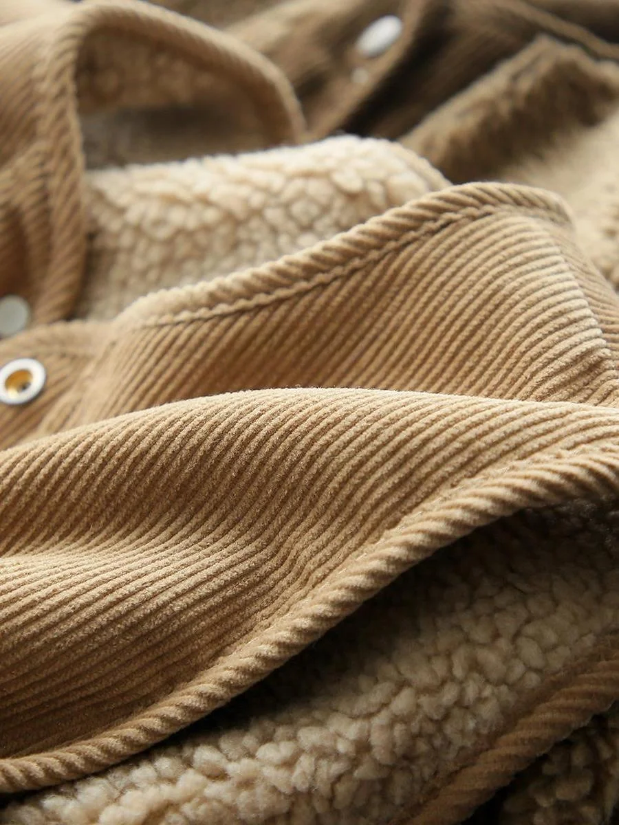 Lamb Fur Corduroy Svel Vest Double-sided Wear Fce Lined Autumn Winter Sle Women's Commute Faion round Ne Vest
Lamb Fur Corduroy Svel Vest Double-sided Wear Fce Lined Autumn Winter Sle Women's Commute Faion round Ne Vest