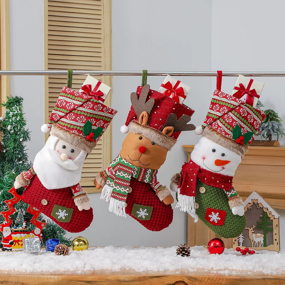 2024NEW 1pc Santa Claus Snowman Elk Gift Socks Christmas Decoration Gift Bag Christmas Window Decoration Pendant DIY Supplies
2024NEW 1pc Santa Claus Snowman Elk Gift Socks Christmas Decoration Gift Bag Christmas Window Decoration Pendant DIY Supplies