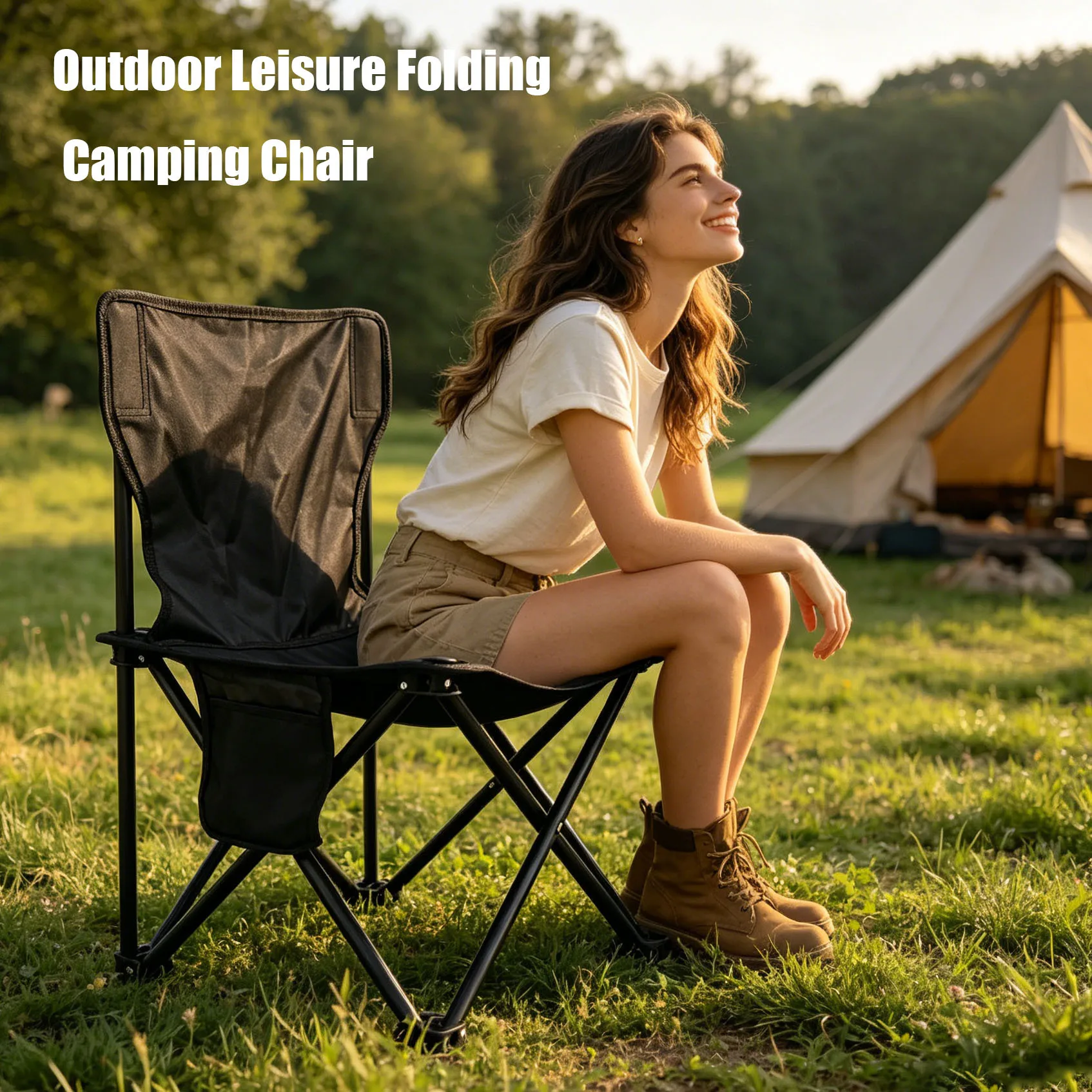 25.6 X 15.3-inch Foldable Camping Chair, Featuring A Sturdy Carbon Steel Frame and Breathable Oxford Fabric, for Outdoor
25.6 X 15.3-inch Foldable Camping Chair, Featuring A Sturdy Carbon Steel Frame and Breathable Oxford Fabric, for Outdoor