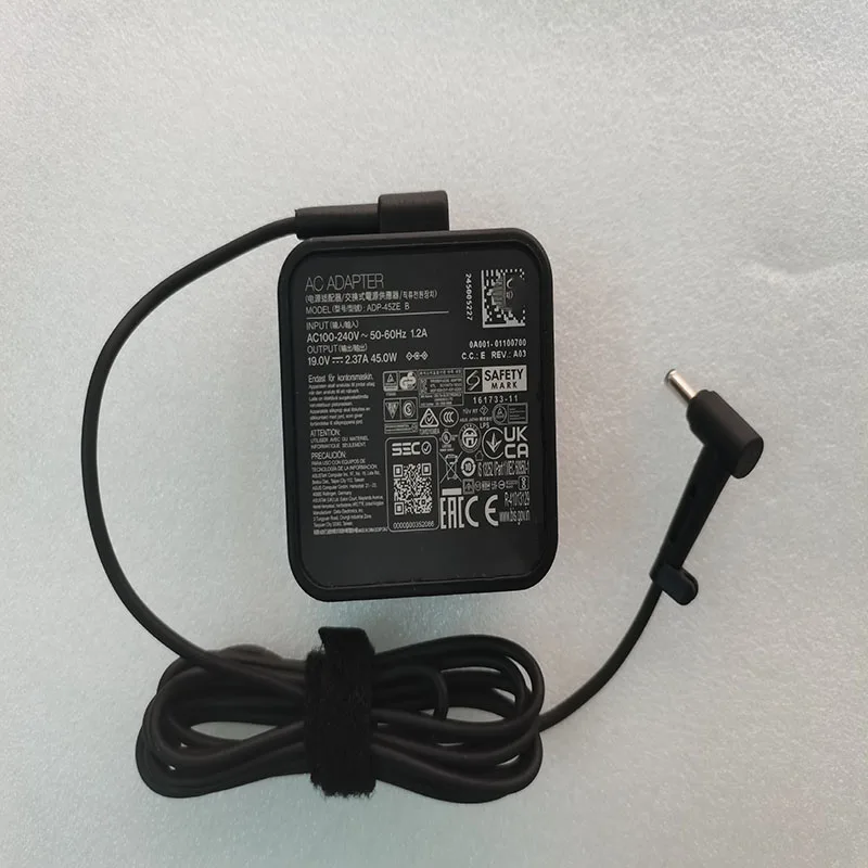OEM 19V 2.37A 45W ADP-45ZE B 4.0mm AC Adapter For ASUS VivoBook 17 X712F X712JA Notebook PC Original Puryuan Charger
OEM 19V 2.37A 45W ADP-45ZE B 4.0mm AC Adapter For ASUS VivoBook 17 X712F X712JA Notebook PC Original Puryuan Charger