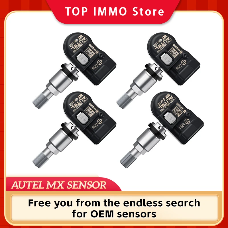 Autel MX Sensor TPMS Sensor Metal Rubber 2in1 433/315MHz Tire Repair Tools Tire Pressure Monitor Tester Programming with Ts508wf
Autel MX Sensor TPMS Sensor Metal Rubber 2in1 433/315MHz Tire Repair Tools Tire Pressure Monitor Tester Programming with Ts508wf