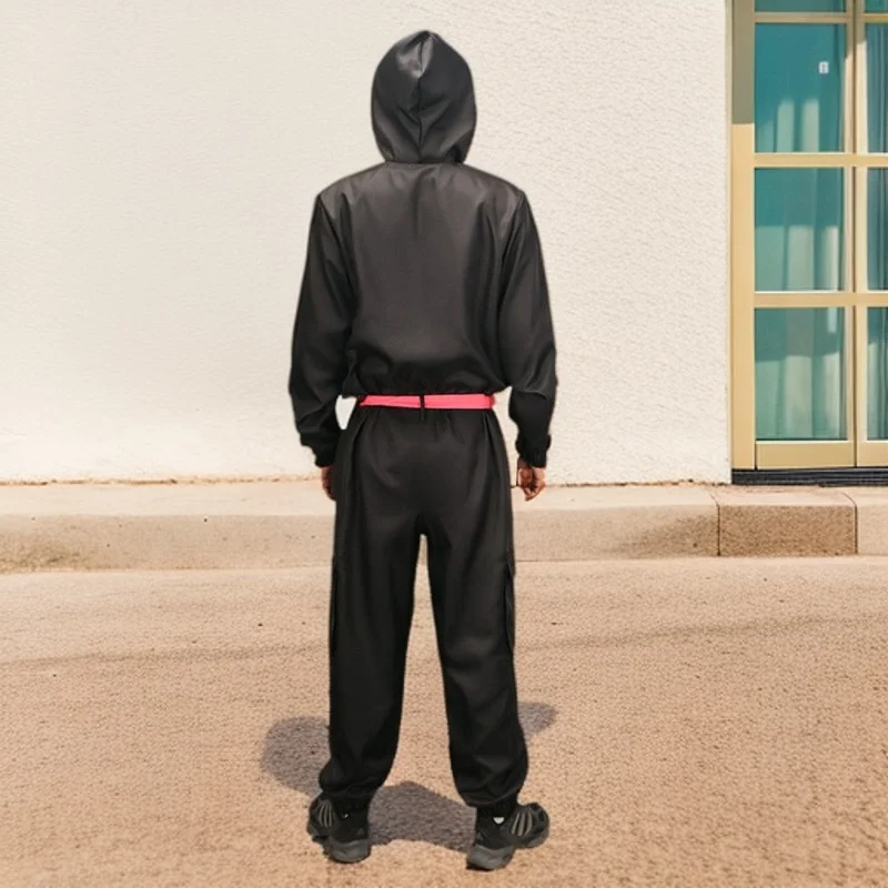 Новинка 2025, черный костюм на Хэллоуин, комбинезон для выступлений, костюм для косплея, второй сценический костюм для выступлений, полиэфирное волокно
Новинка 2025, черный костюм на Хэллоуин, комбинезон для выступлений, костюм для косплея, второй сценический костюм для выступлений, полиэфирное волокно