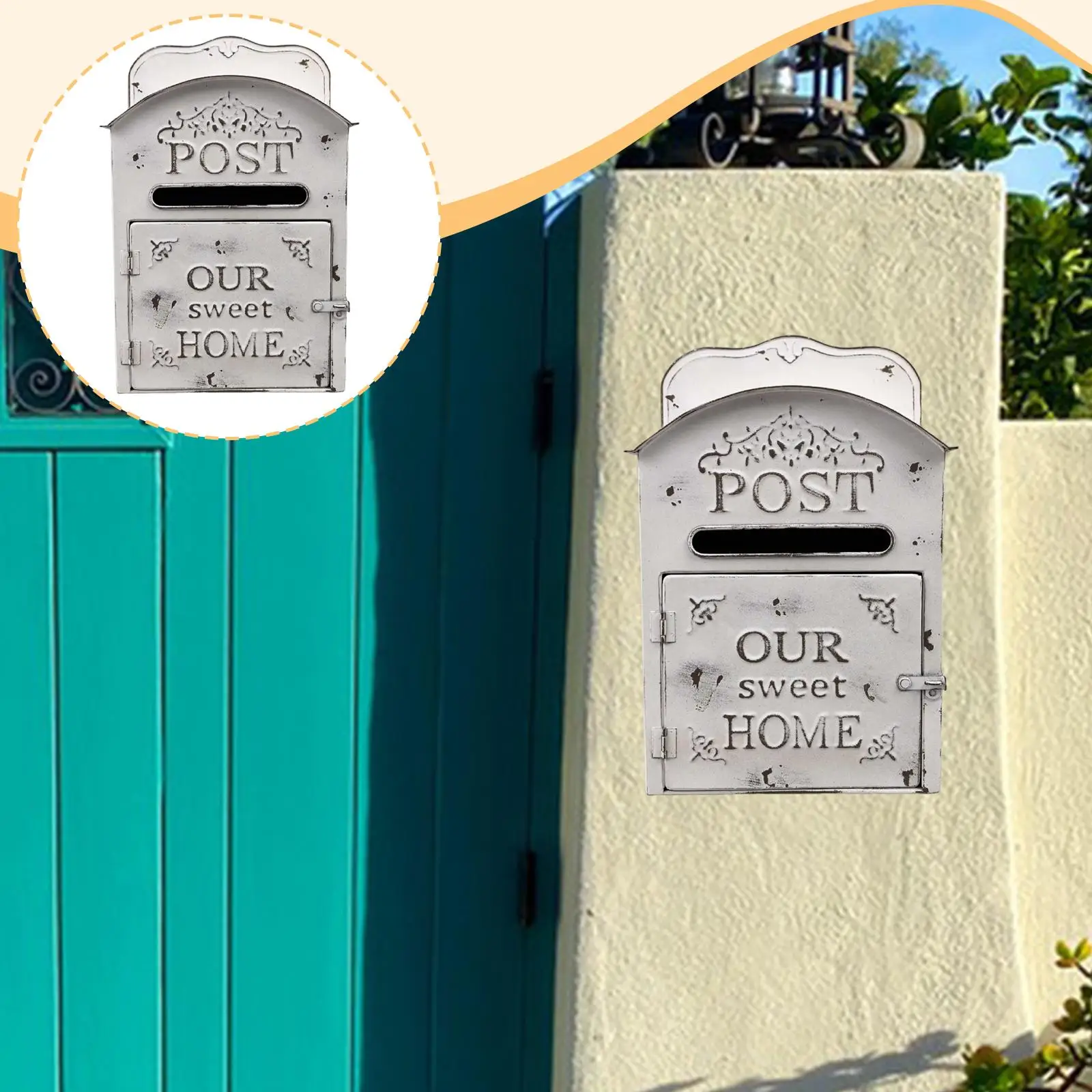 Wall Mount Mailbox for Exterior Home Decor Heavy Duty Multifunctional Rustic
Wall Mount Mailbox for Exterior Home Decor Heavy Duty Multifunctional Rustic