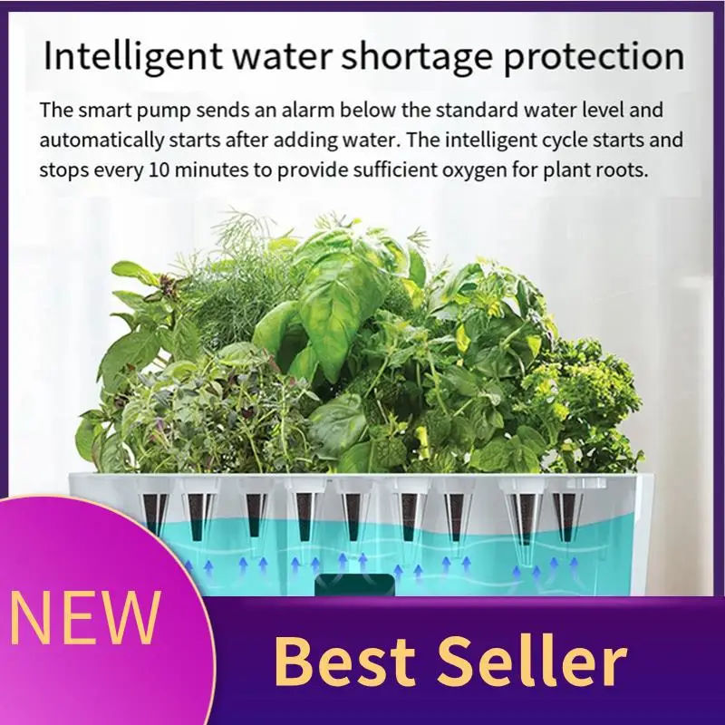 ABLU-Water Pump Smart Hydroponics Growing System Indoor Garden Kit 9 Pods Automatic Timing With Height Adjustable EU Plug
ABLU-Water Pump Smart Hydroponics Growing System Indoor Garden Kit 9 Pods Automatic Timing With Height Adjustable EU Plug