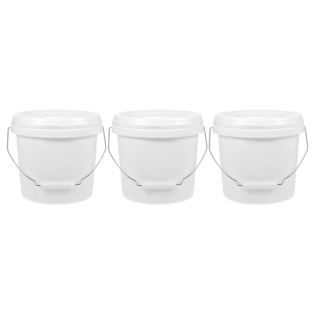 3pcs Bucket White PP Paint Buckets with Lid Iron Handle Round Paint Bucket Empty Containers for Storage Painting
3pcs Bucket White PP Paint Buckets with Lid Iron Handle Round Paint Bucket Empty Containers for Storage Painting