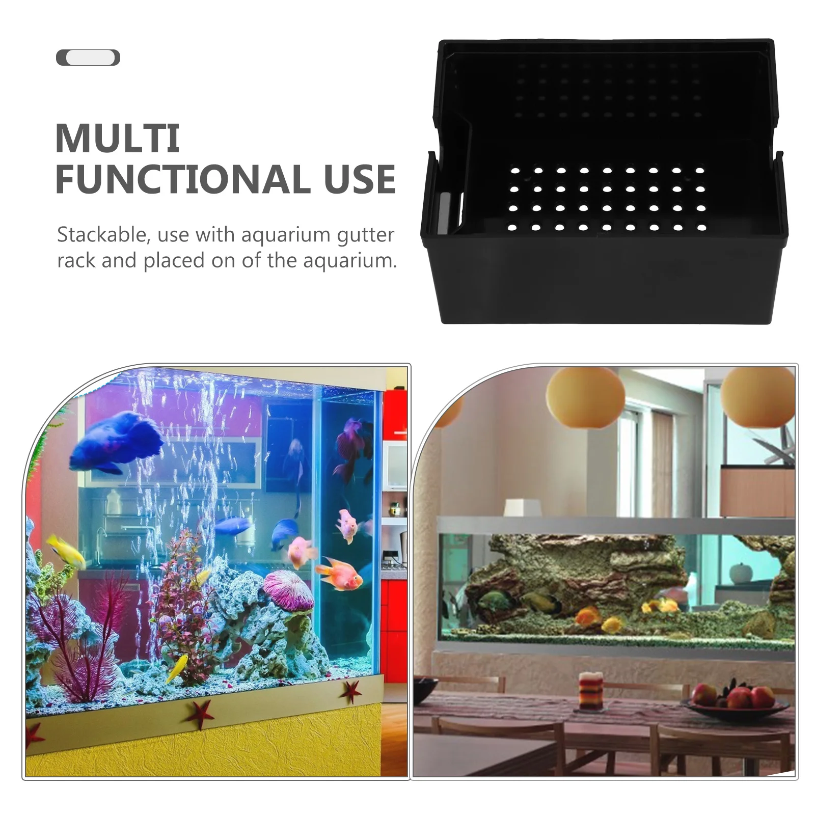 Aquarium External Trickle Box Tank Water Acrylic Anti Overflow Baffle Stackable Drip Box Black Fish Filter Case Water Treatment
Aquarium External Trickle Box Tank Water Acrylic Anti Overflow Baffle Stackable Drip Box Black Fish Filter Case Water Treatment