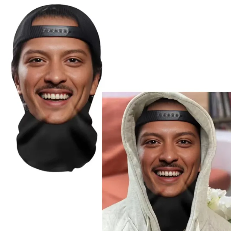 2 шт. Маска для лица с 3D-принтом, Бесшовная сетчатая маска с имитацией моделирования для взрослых, Полнолицевая крышка унисекс, шляпа Baraklafa для мужчин и женщин Taip영ál
2 шт. Маска для лица с 3D-принтом, Бесшовная сетчатая маска с имитацией моделирования для взрослых, Полнолицевая крышка унисекс, шляпа Baraklafa для мужчин и женщин Taip영ál