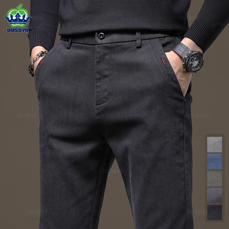 2024 New Four Seasons Classic Work Stretch Pants Men Cotton Business Slim Fit Grey Black Korea Casual Cargo Trousers Male
2024 New Four Seasons Classic Work Stretch Pants Men Cotton Business Slim Fit Grey Black Korea Casual Cargo Trousers Male