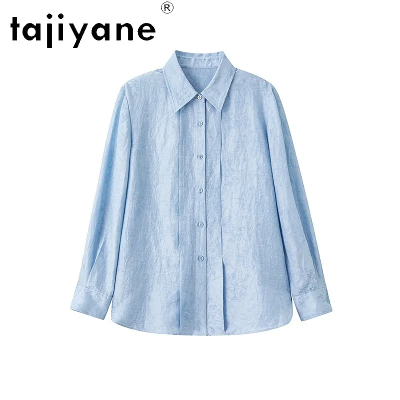 TAJIYANE High-end Women's Blouses and Shirts Silk and Linen Blend Blouses Women Clothing Casual Women Tops Рубашка Женская Shirt
TAJIYANE High-end Women's Blouses and Shirts Silk and Linen Blend Blouses Women Clothing Casual Women Tops Рубашка Женская Shirt
