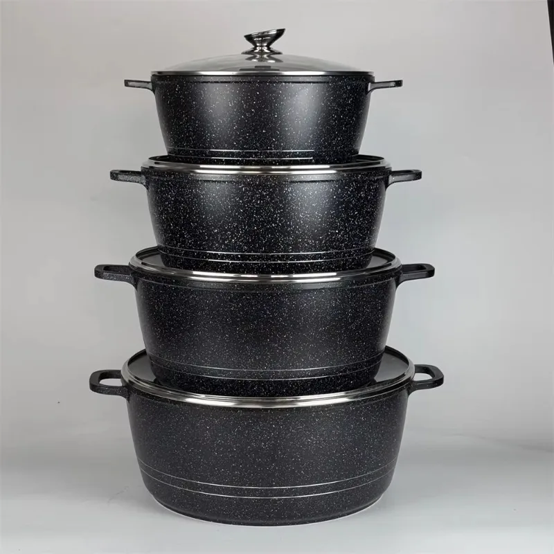 32/36/40/44cm Cast Aluminum Non-stick Granite Cookware Set Soup Pot Large Pots for Cooking Restaurants
32/36/40/44cm Cast Aluminum Non-stick Granite Cookware Set Soup Pot Large Pots for Cooking Restaurants