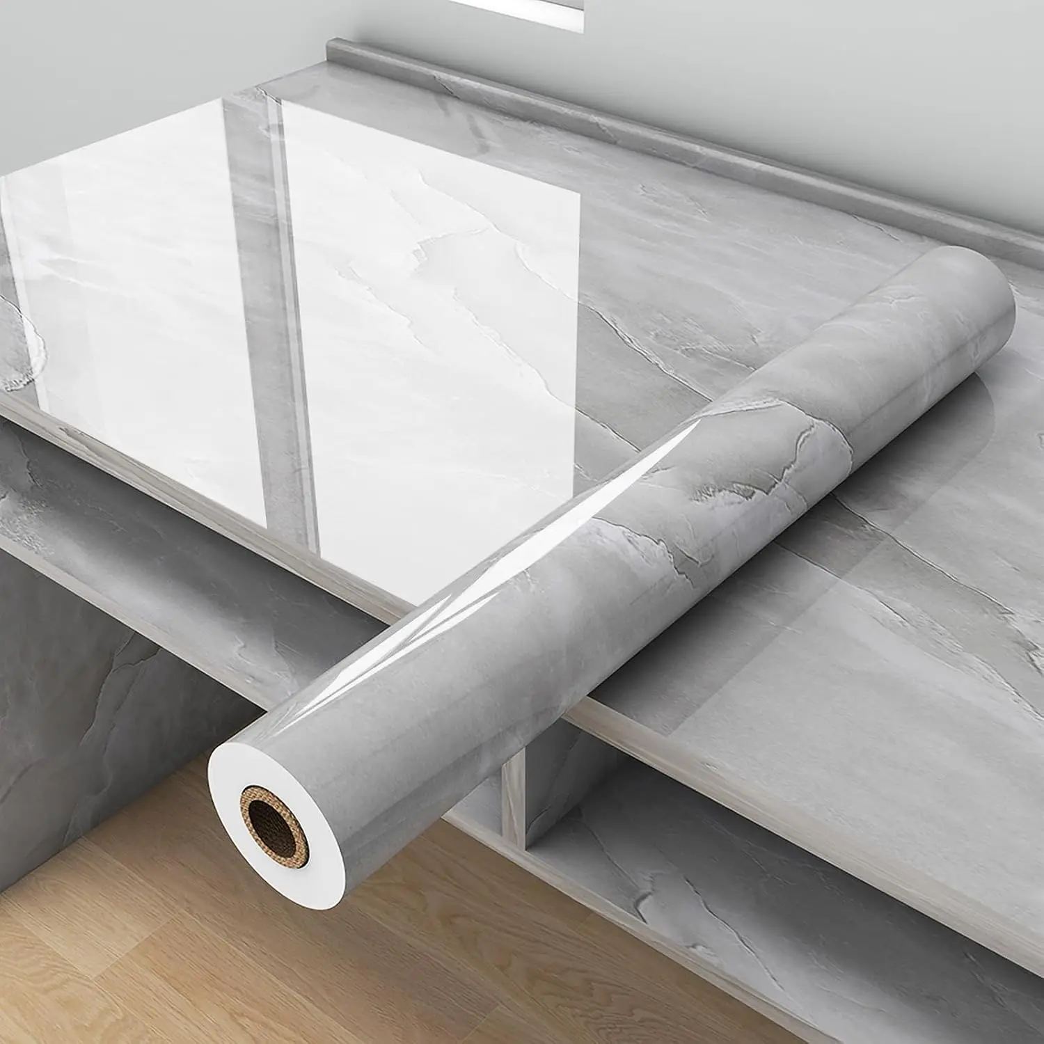 Self-Adhesive Wallpaper Waterpoof Gray Decor Contact Paper Marble Granite Paper for Cabinet Furniture Vinyl Roll for Kitchen
Self-Adhesive Wallpaper Waterpoof Gray Decor Contact Paper Marble Granite Paper for Cabinet Furniture Vinyl Roll for Kitchen