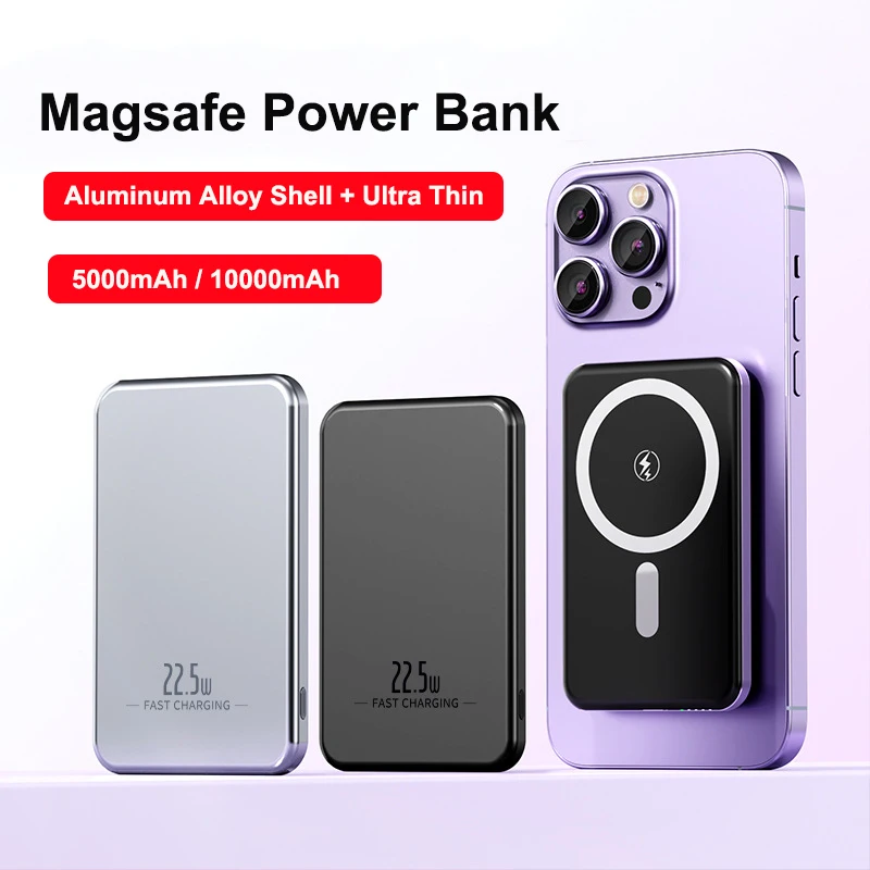 10000mAh Power Bank Magnetic Wireless Charger Portable PD 20W Fast Charging Powerbank For Magsafe iPhone Samsung Huawei Xiaomi
10000mAh Power Bank Magnetic Wireless Charger Portable PD 20W Fast Charging Powerbank For Magsafe iPhone Samsung Huawei Xiaomi