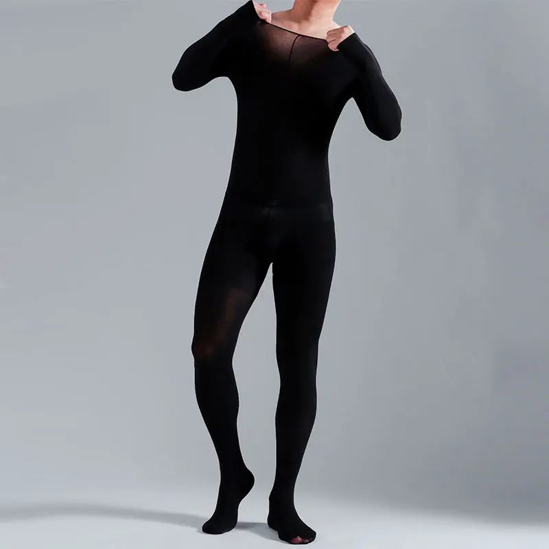 Mens Bodysuit Stockings Fleece Thickened Warm Thermal Underwear Breathable Long Lohns High Elastic Bottoming Jumpsuit
Mens Bodysuit Stockings Fleece Thickened Warm Thermal Underwear Breathable Long Lohns High Elastic Bottoming Jumpsuit
