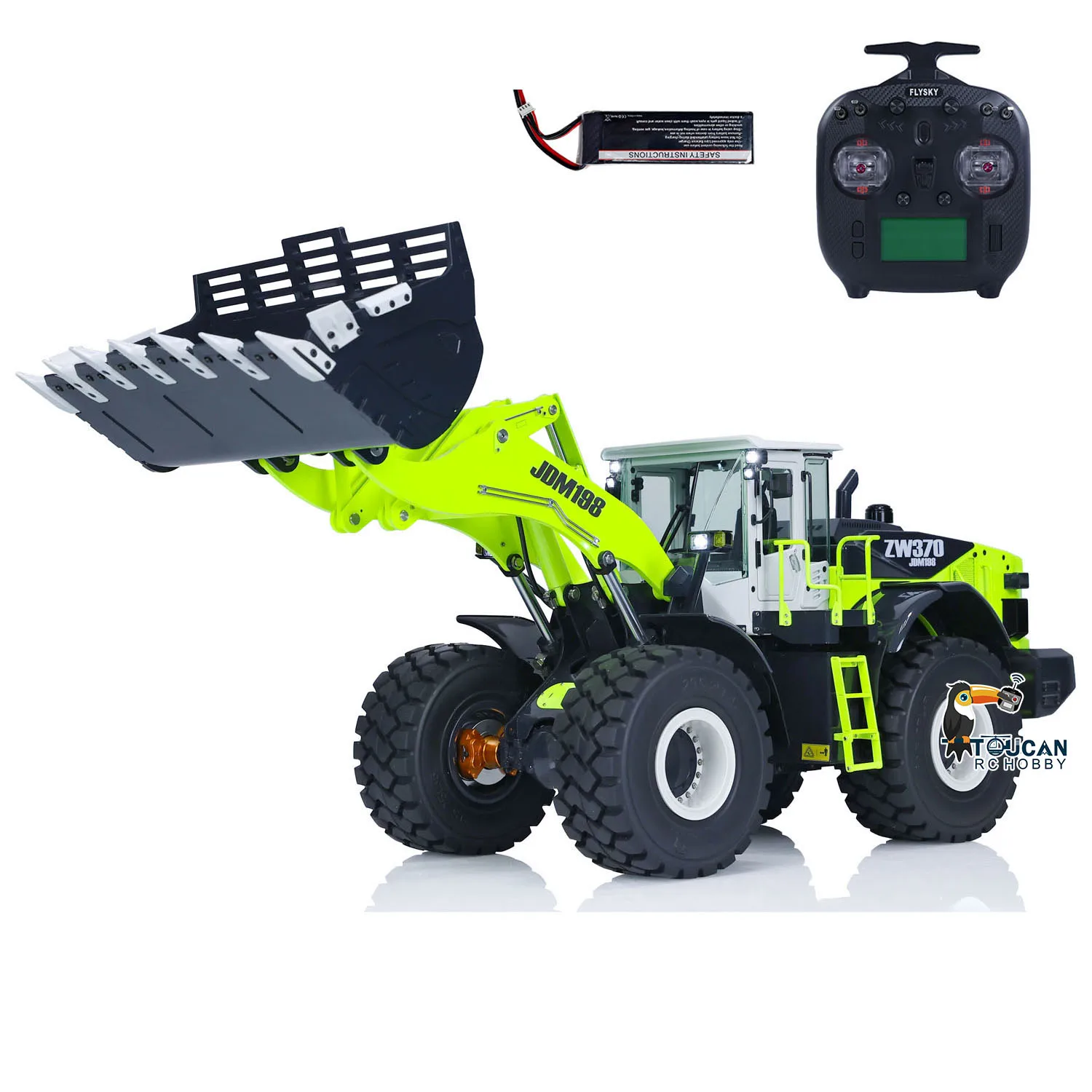 1/14 JDModel Metal RC Hydraulic Loader ZW370 RTR Remote Control Earth Mover Construction Vehicle Cars Outdoor Toys for Boys
1/14 JDModel Metal RC Hydraulic Loader ZW370 RTR Remote Control Earth Mover Construction Vehicle Cars Outdoor Toys for Boys