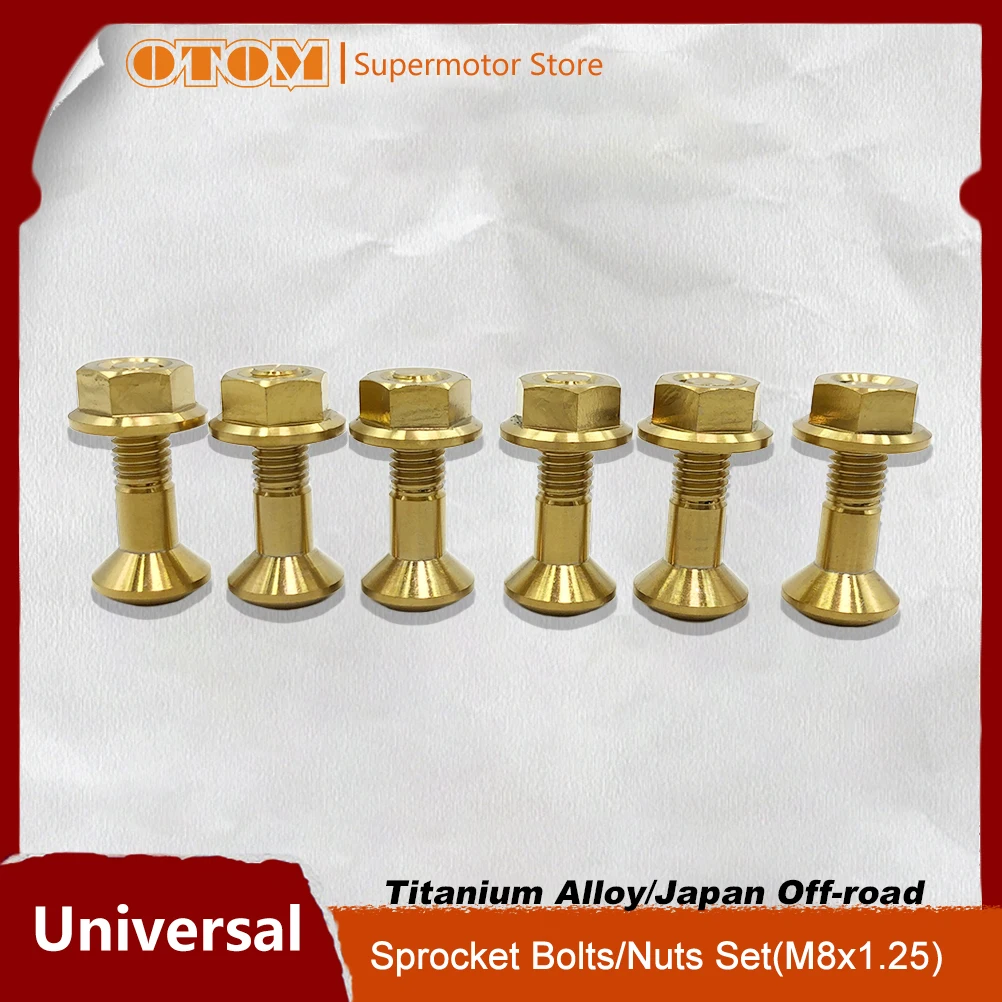 Motorcycle Accessories Sprocket Bolt Nut Set M8 Titanium Alloy For Japan Off-Road HONDA CRF YAMAHA YZF KAWASAKI KXF SUZUKI RMZ
Motorcycle Accessories Sprocket Bolt Nut Set M8 Titanium Alloy For Japan Off-Road HONDA CRF YAMAHA YZF KAWASAKI KXF SUZUKI RMZ