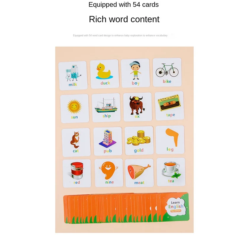 A19Q-Children's Alphabet Spelling Game Children's English Card Battle Rotating Building Blocks Props
A19Q-Children's Alphabet Spelling Game Children's English Card Battle Rotating Building Blocks Props