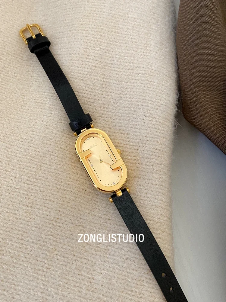 Vintage Oval Gold Watch for Women Leather Waterproof Medieval Luxury Quartz Ladies Watch Relojes Para Mujer
Vintage Oval Gold Watch for Women Leather Waterproof Medieval Luxury Quartz Ladies Watch Relojes Para Mujer