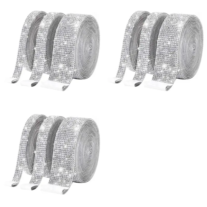 2025 Trend 9 Rolls Self Adhesive Crystal Rhinestone Diamond Ribbon - Bling Diamond Stickers Wrap Roll DIY With 2 Mm Rhinestones
2025 Trend 9 Rolls Self Adhesive Crystal Rhinestone Diamond Ribbon - Bling Diamond Stickers Wrap Roll DIY With 2 Mm Rhinestones