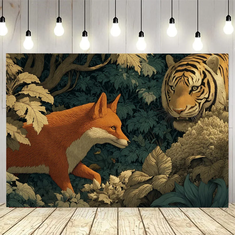 Vintage Animal Tapestry Jungle Plant Landscape Wall Hanging Bohemian Hippie Home Decoration Background Cloth Yoga Bed Sheet
Vintage Animal Tapestry Jungle Plant Landscape Wall Hanging Bohemian Hippie Home Decoration Background Cloth Yoga Bed Sheet