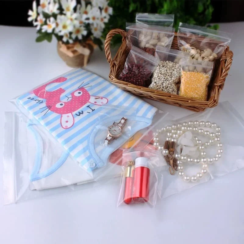 Transparent PE Plastic Ziplock Bags for Frozen Food Packaging Jewelry Pouch Cosmetics Accessories Packaging Bag
Transparent PE Plastic Ziplock Bags for Frozen Food Packaging Jewelry Pouch Cosmetics Accessories Packaging Bag