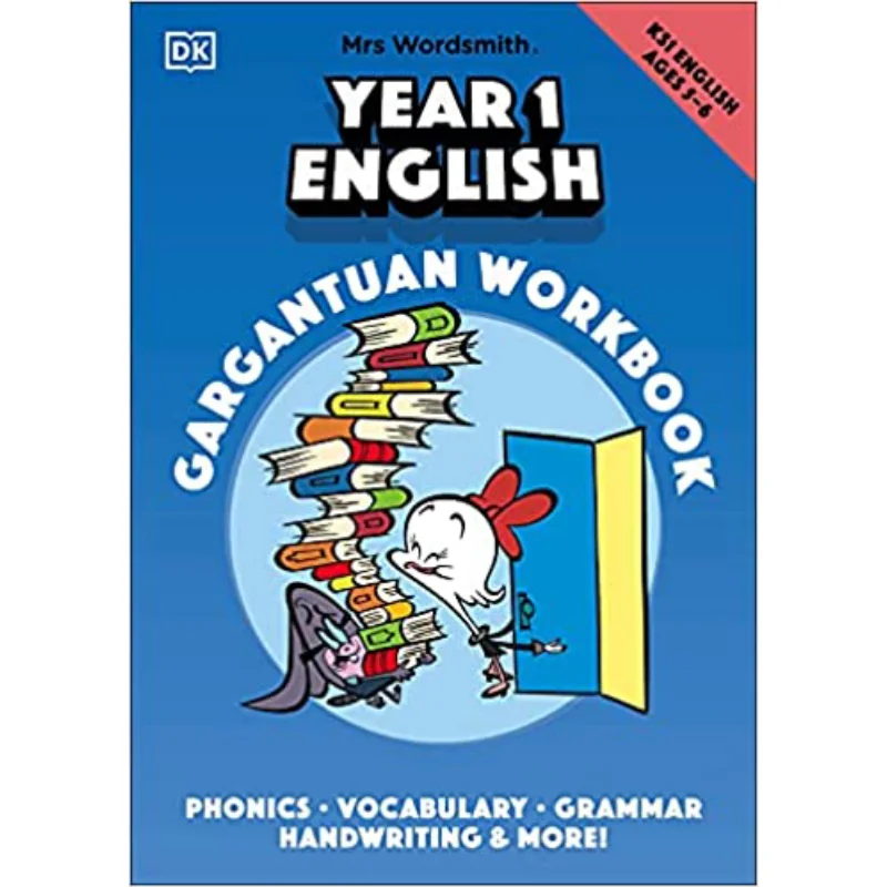 Mrs Wordsmith Year 1 English Gargantuan Workbook Ages 56 Key Stage 1 DKUK DK Publishing 9780241527115 Book
Mrs Wordsmith Year 1 English Gargantuan Workbook Ages 56 Key Stage 1 DKUK DK Publishing 9780241527115 Book