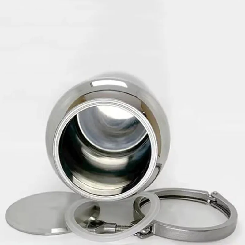 304 Stainless Steel Airtight Sealed Container - 2L Clamp Type Sanitary Storage Tank
304 Stainless Steel Airtight Sealed Container - 2L Clamp Type Sanitary Storage Tank