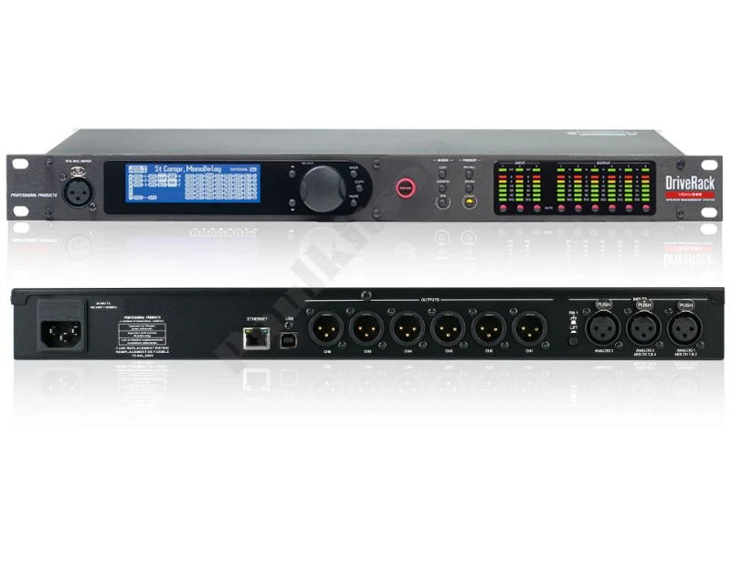 Профессиональный Аудиопроцессор VENU360 Dbx Driverack 3 в 6 0ut, Аудиопроцессор, звуковая система, цифровой музыкальный аудиопроцессор
Профессиональный Аудиопроцессор VENU360 Dbx Driverack 3 в 6 0ut, Аудиопроцессор, звуковая система, цифровой музыкальный аудиопроцессор