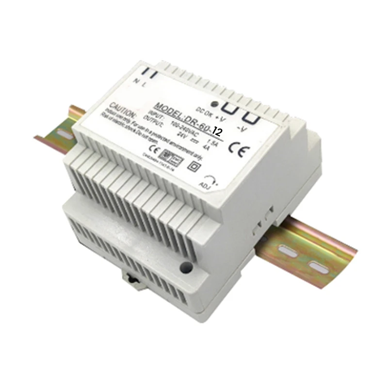 A15R -DR-60-12 Transformer 12 Volt 5 Amp Industrial Din Rail Power Supply 220V Ac To 12V Dc Power Supply
A15R -DR-60-12 Transformer 12 Volt 5 Amp Industrial Din Rail Power Supply 220V Ac To 12V Dc Power Supply