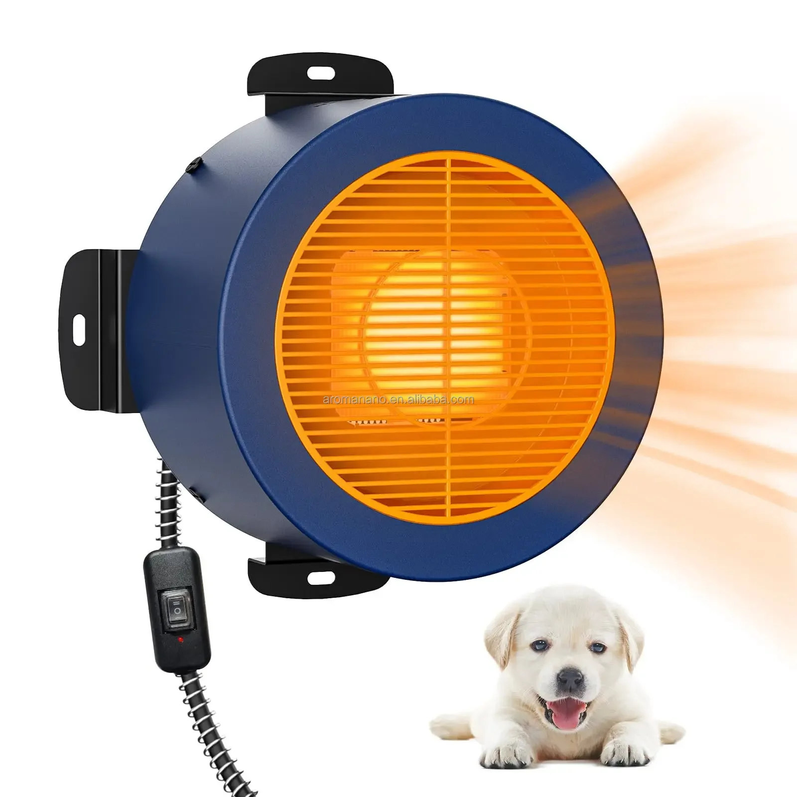 AromaNano Neighborhood Dog House Heater Wall Mount, 10ft Anti Bite Cord Electric Warmer for Hound Kennel Cat Cage Chicken Coop
AromaNano Neighborhood Dog House Heater Wall Mount, 10ft Anti Bite Cord Electric Warmer for Hound Kennel Cat Cage Chicken Coop