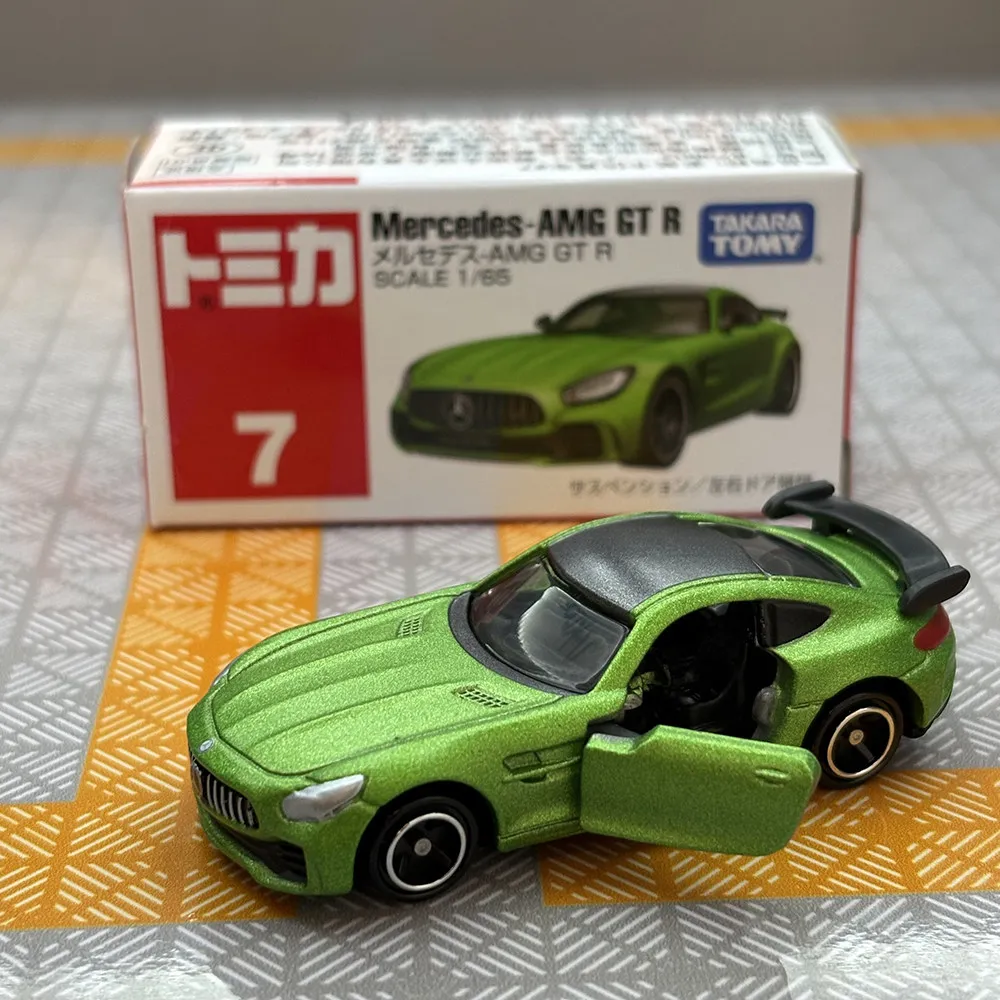 Takara Tomy Tomica No.7 Mercedes AMG GT R, литая под давлением модель автомобиля из сплава, игрушечный автомобиль, подарки для детей, подарки для мальчиков
Takara Tomy Tomica No.7 Mercedes AMG GT R, литая под давлением модель автомобиля из сплава, игрушечный автомобиль, подарки для детей, подарки для мальчиков