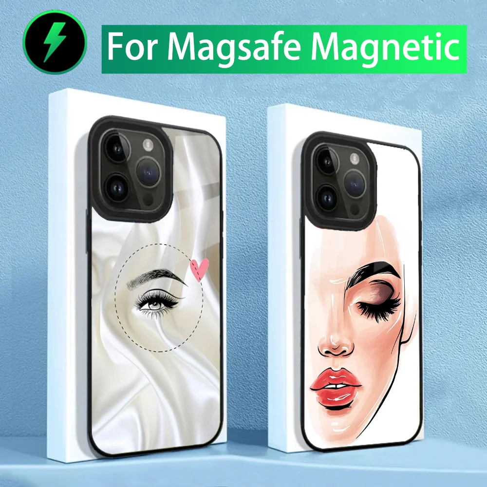 Beauty Makeup Eyelash And Eyebrow Phone Case For iPhone 16,15,14,13,12,11,Plus,Pro,Max Mini Magsafe Magnetic Wireless Charging
Beauty Makeup Eyelash And Eyebrow Phone Case For iPhone 16,15,14,13,12,11,Plus,Pro,Max Mini Magsafe Magnetic Wireless Charging
